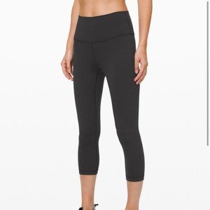 Lululemon wunder under high rise crop 21”